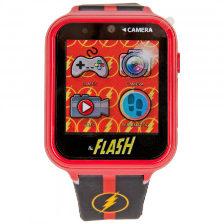 DC Comics Flash Character Black Square Face Watch